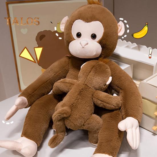 Большая плюшевая игрушка в виде обезьяны, милые детеныши обезьян, мягкая плюшевая кукла-обезьянка для мальчиков и девочек, подарки на день рождения