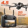 M33max Brushless Drone with 4.5" Screen, Remote Control, and Triple-Camera for Aerial Photography