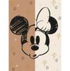 Half/Half Mickey & Minnie Mouse Canvas Print
