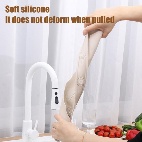 Sink Splash Guard with Suction Cups Vegetable Washing Water Splash Protector Kitchen