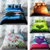 Зеленое Дерево Любви Природа Растения Постельное Белье Комплект 3D Печать Роскошный Дизайн 3 предмета Богемный Пара Влюбленные Мягкое Постельное Белье Пододеяльник Комплект