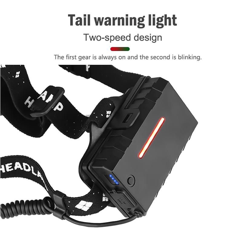 Супер яркий XHP90.2 USB перезаряжаемый светодиодный налобный фонарь XHP70.2 Самая мощная фара для рыбалки, кемпинга, ZOOM, фонарик с аккумулятором 3*18650