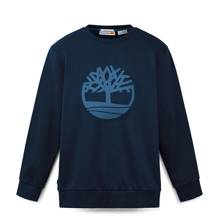 Timberland Outdoor Casual Fleece Lined Sweatshirt Men Tops Deep-Sapphire-Blue A43Y5433