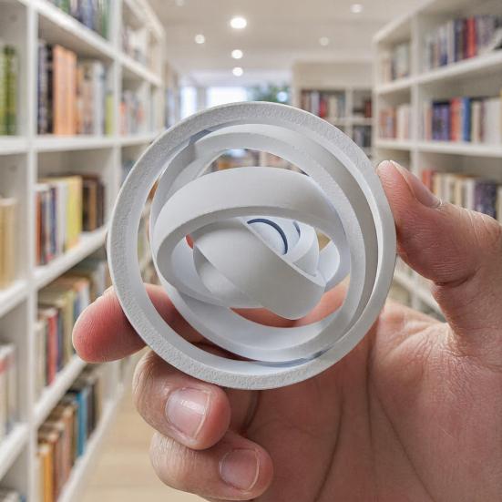 Interstellar Decompression Toy, Gradient Macaron Color Spiral Ring, 3D Printing Vortex Stress Relief Fidget Toy, for Kids Adults Gifts