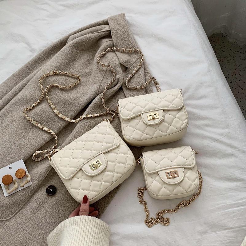 Маленькая сумка женская популярная новая трендовая на плечо универсальная сумка-мессенджер модная ромбовидная сумка на цепочке