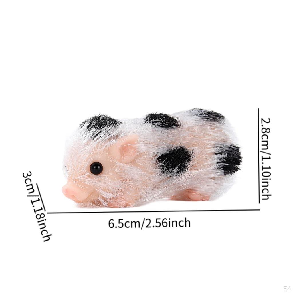 Милая миниатюрная кукла-свинка для домашнего декора и реквизита для мероприятий