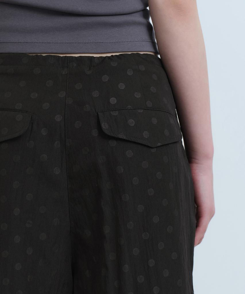 MUSINSA STANDARD WOMAN Women'S Polka Dot Parachute Pants [Black]
