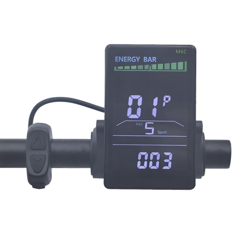 Electric Display Panel Scooter Speed Monitor,LCD Panel Screen for Electric Bikes, 24V 36V 48V 60V Universal LCD Display