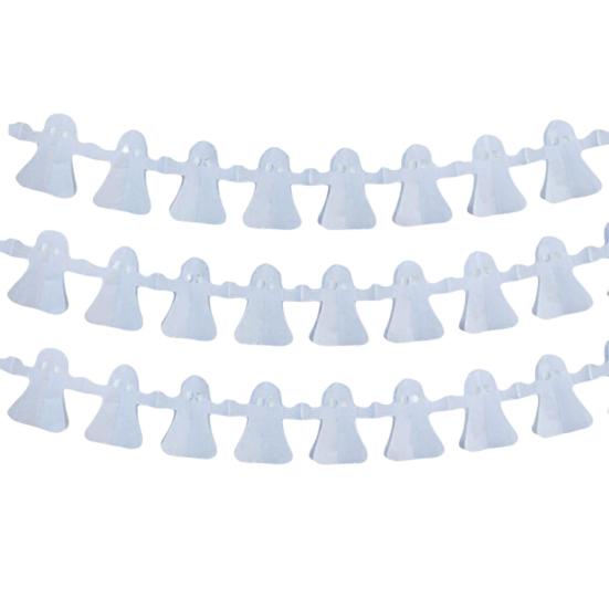 1 Тянуть Хэллоуин Подвесная Гирлянда Праздничное Торжество Простая Установка Ужасающая Украшение Бумага