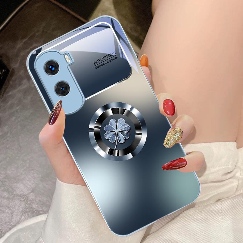 Градиентные цветы для Honor 200 90 8X 9X Pro Lite P50 P40 Nova 10 11i P60 Magic4 6 Mate 20 50 Чехол для телефона из закаленного стекла