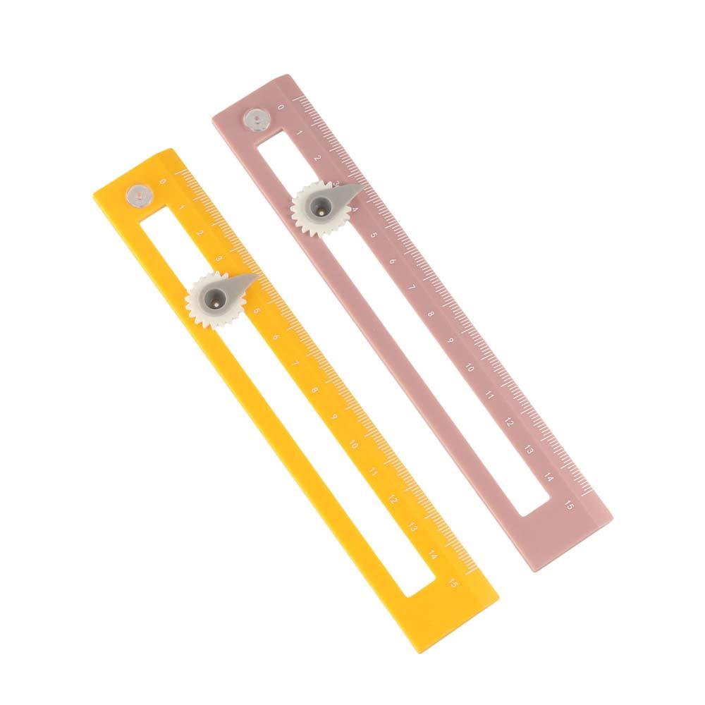 Многофункциональная линейка-циркуль 2 в 1, инструмент для рисования кругов своими руками, профессиональная геометрическая линейка, школа, офис