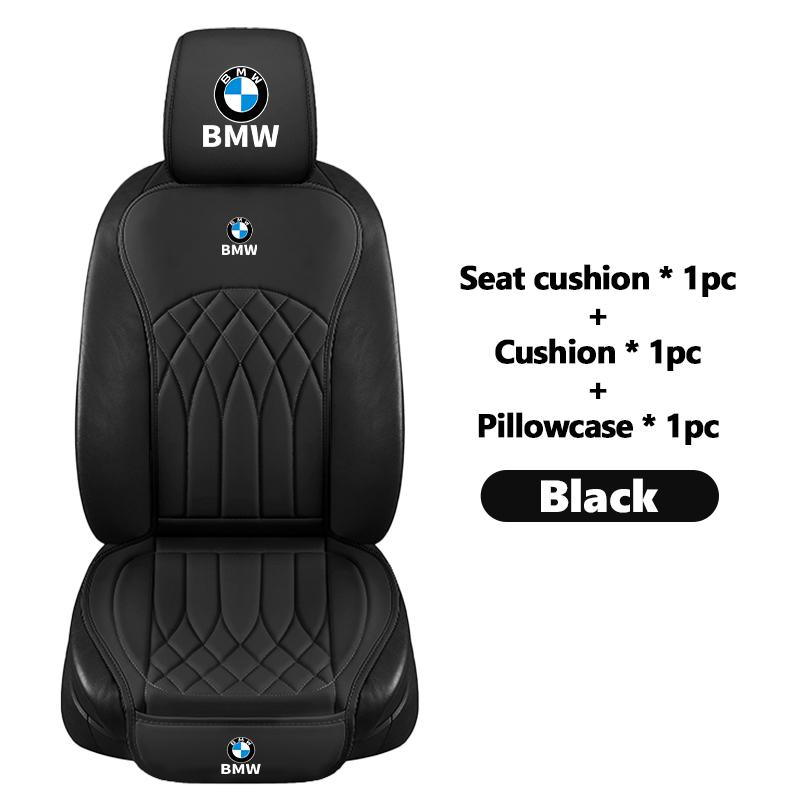 TVHW5 Car Seat Cover Protector Front Rear Back Summer Cushion Pad Mat For BMW M Performance E36 E46 E60 E90 E91 E92 E93 F30 F20