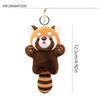 Cartoon Kawaii Animal Plush Pendant Plush Stuffed Red Panda Plushies Pendant  Backpack Decor