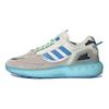 Кроссовки унисекс ZX 5K Boost Off White Pulse Blue Серо-зеленые GY4160