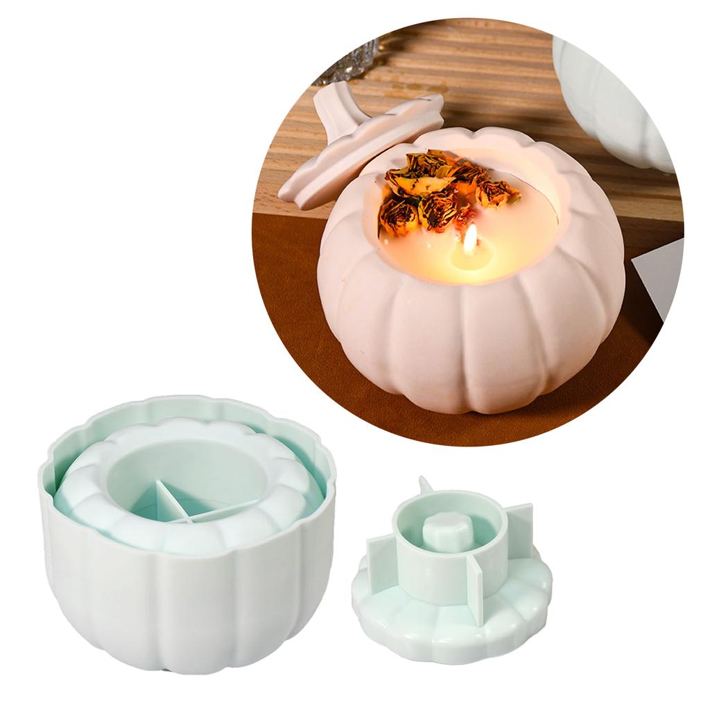 Pumpkin Storage Box Silicone Molds Jewelry Box Molds Epoxy Resin Molds Handmade Jar Making Mould for Art Craft Making