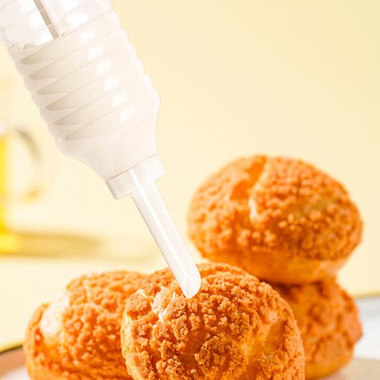 1 Set Dessert Decorating Injector with 8 Piping Tips Cupcake Frosting Filling Cookies Puffs Making Cake Decorating Icing Tool Kit Baking Supplies