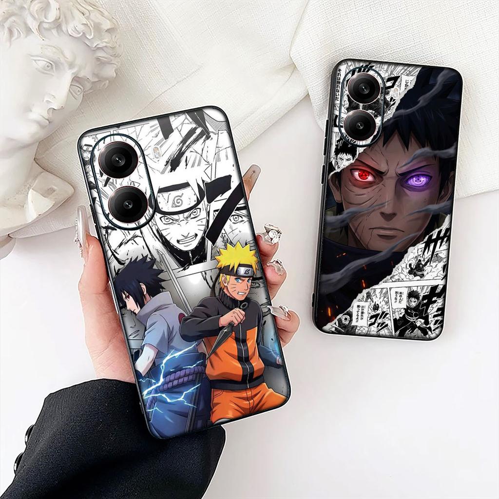 Sasuke Naruto Obito Uchiha Tobi Phone Case for Xiaomi Redmi Note 12 11 10 A3 Pro 10A 10C 12C Note12 5G Protective Cover