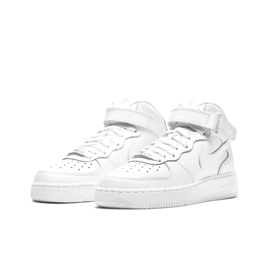 Новые Nike Air Force 1 Mid LE Triple White GS DH2933-111