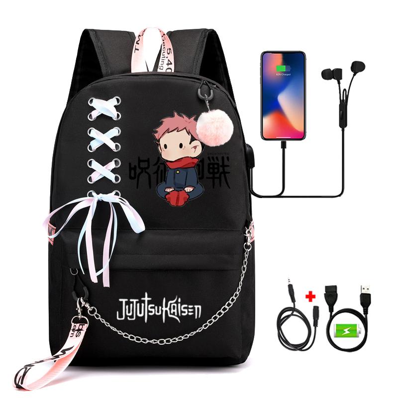 Рюкзак в стиле аниме с принтом, школьная сумка для подростков, студентов, книжная сумка с героями мультфильмов, уличный рюкзак, детский рюкзак для мальчиков и девочек