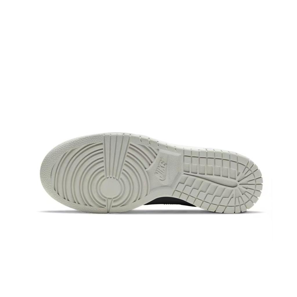 Nike Dunk Slip Resistant Abrasion Resistant Low top Skateboard Shoes Women's Black DD1503-103(Team676-)