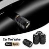 RKM3 High Quality 4Pcs Jeep Car Aluminum Alloy Tire Valve Caps Wheel Air Stem Caps Auto Accessories for Renegade Grand Cherokee