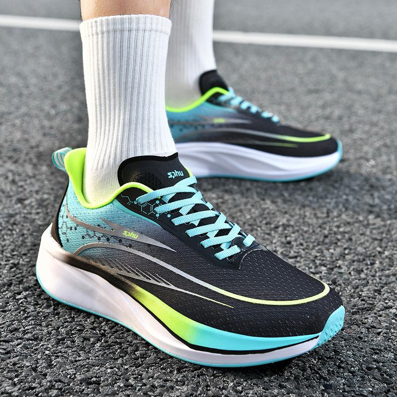 2025 новая мужская обувь карбоновая пластина профессиональная беговая обувь мужская спортивная обувь амортизация отскок легкая сетчатая обувь дышащая мода