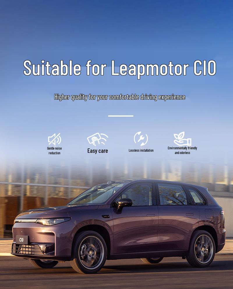 Коврики на пороги и пол Leapmotor C10 из ТПЭ: Модель 25/26, Полное покрытие, Двухслойный, Цвет оригинального автомобиля, Устойчив к грязи и износу.