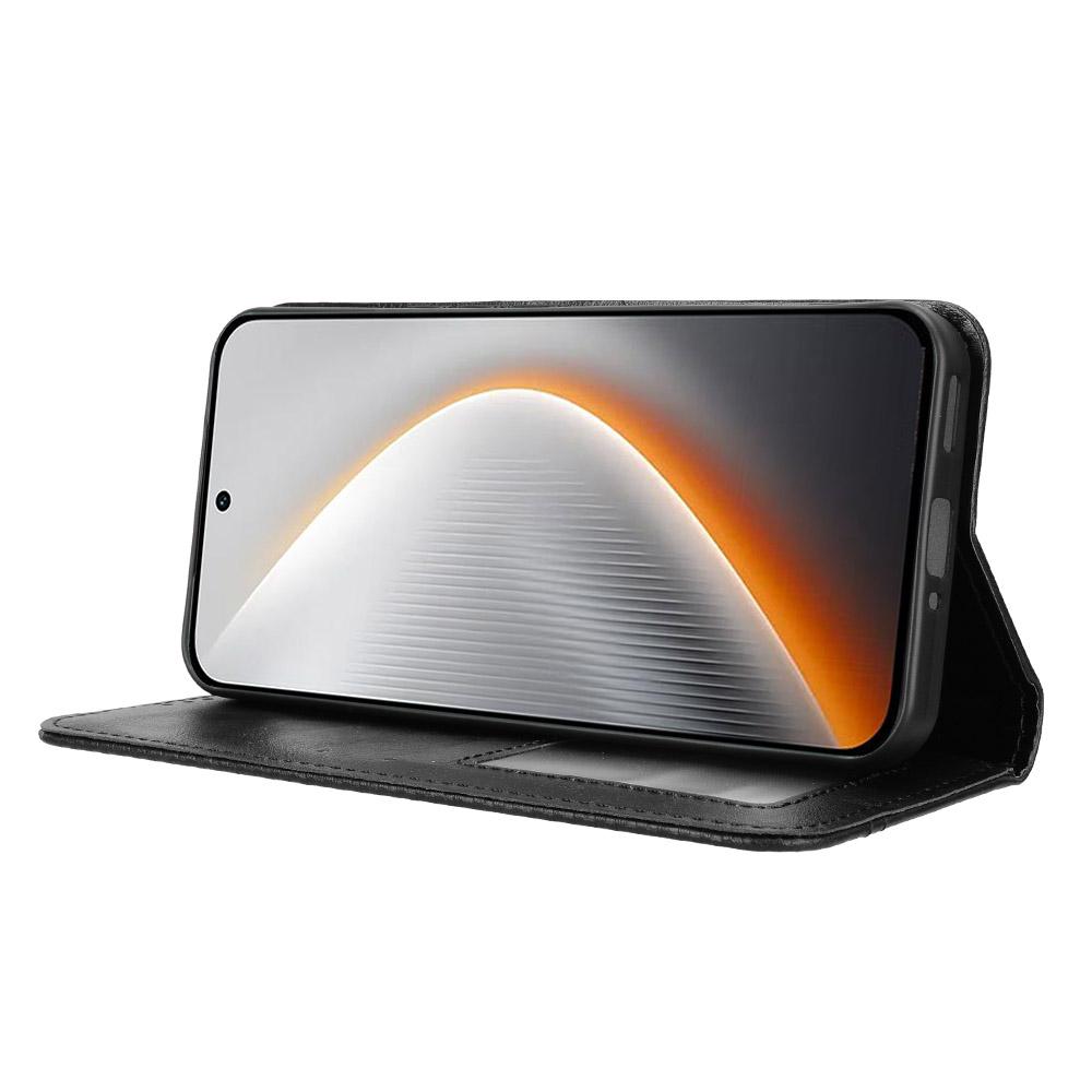 For TECNO Pova 7 Ultra 5G Leather Case Wallet Stand Retro Texture Phone Cover