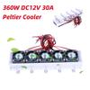 360 Вт DC12V 30A Охладитель Пельтье с радиатором Кондиционер Регулятор температуры Полупроводниковый кондиционер Система охлаждения