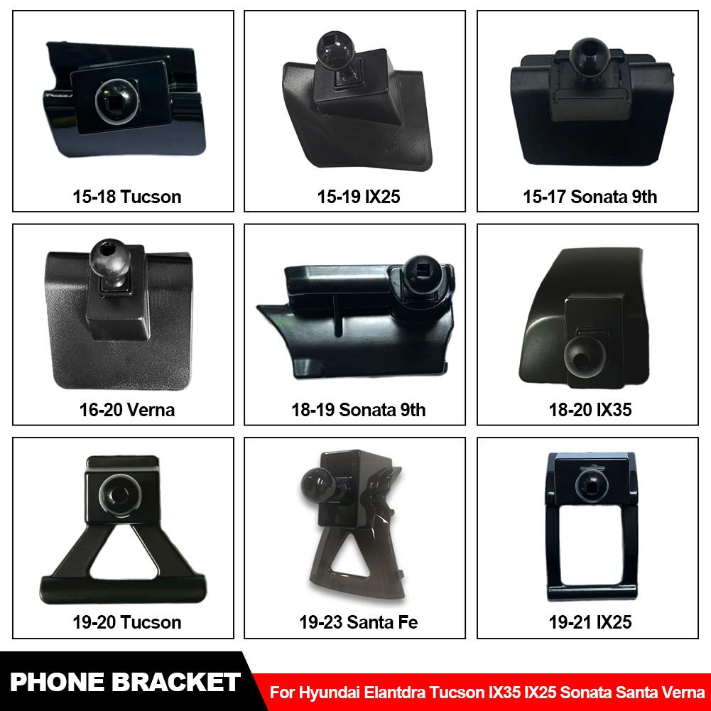 Автомобильный держатель для телефона, подставка, специальный кронштейн, автомобильная фиксированная база для Hyundai Elantdra Tucson IX35 IX25 Sonata Santa Verna