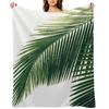 Tropical Palm Leaves Throw Blanket Camping Luxury for babies Sofa Throw Blankets