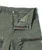 TRAVEL Distressed Twill Pigment Carpenter Pants Union Khaki