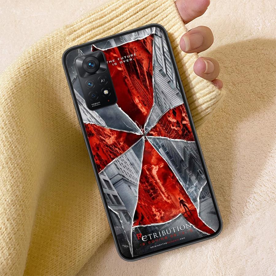 Чехол для телефона Umbrella Corporation для Redmi 13C 14C Note 14 13 Pro Plus 5G Прозрачный Чехол 12 12C 10A 10C 10 9A 9C 9T 9 8 Pro Чехол TPU