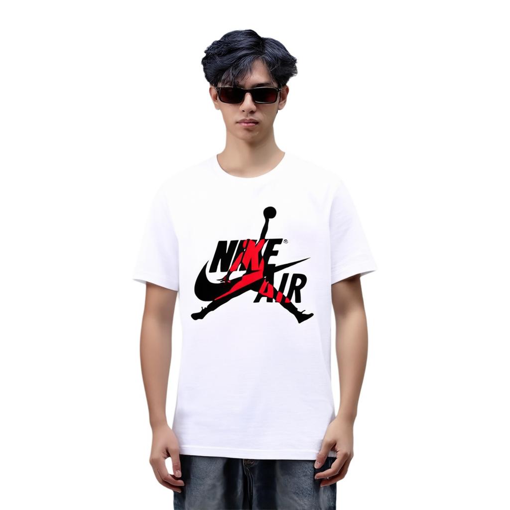 Air Jordan Jumpman Logo Sports short sleeve Men White Men's BV5906-100