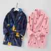 Kids' Autumn/Winter Flannel Pajamas & Bathrobes – Matching Parent-Child Sleepwear