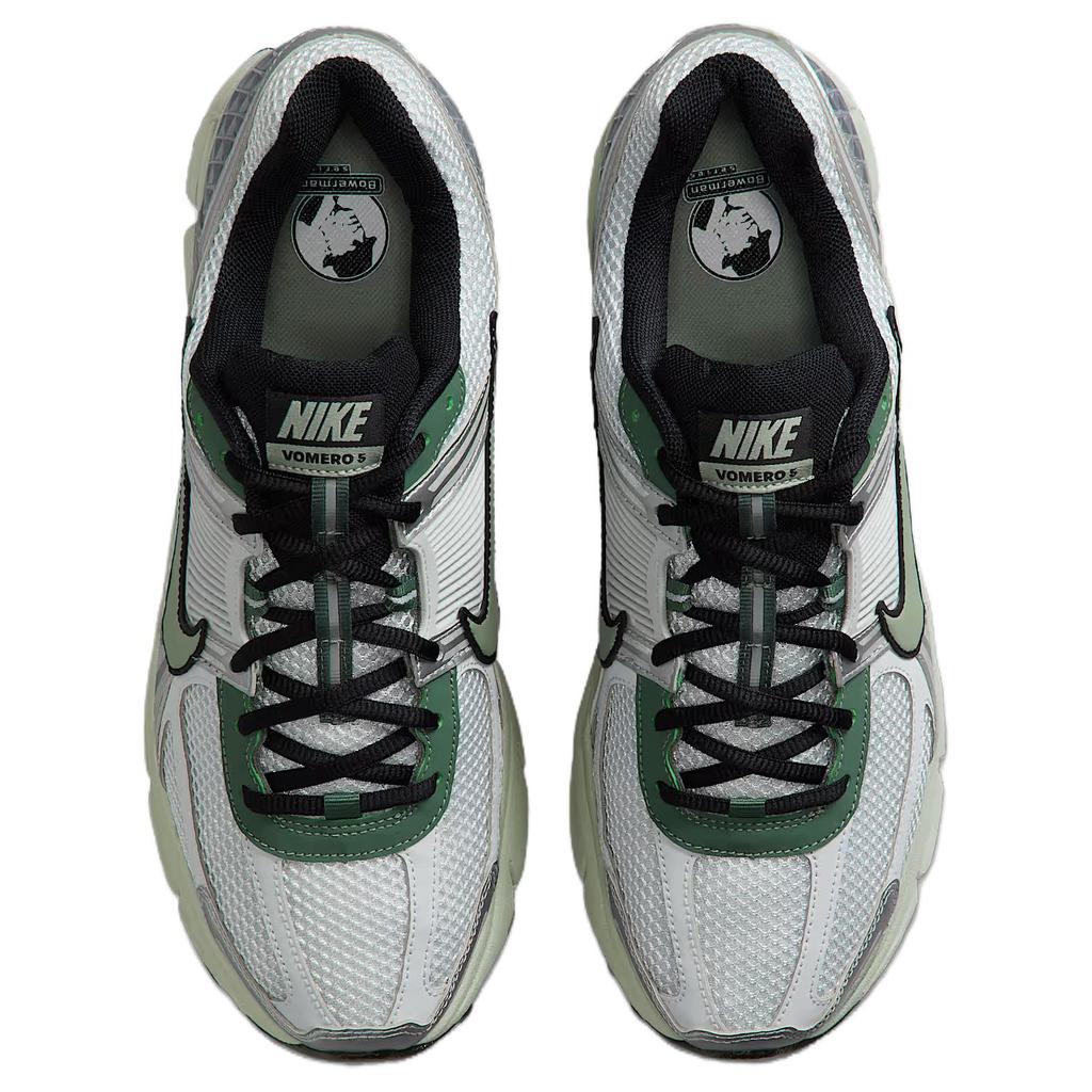 Nike Zoom Vomero 5 Удобная амортизация Дышащие низкие кроссовки для бега Мужские кроссовки Зеленый Серебристый IM3372-030
