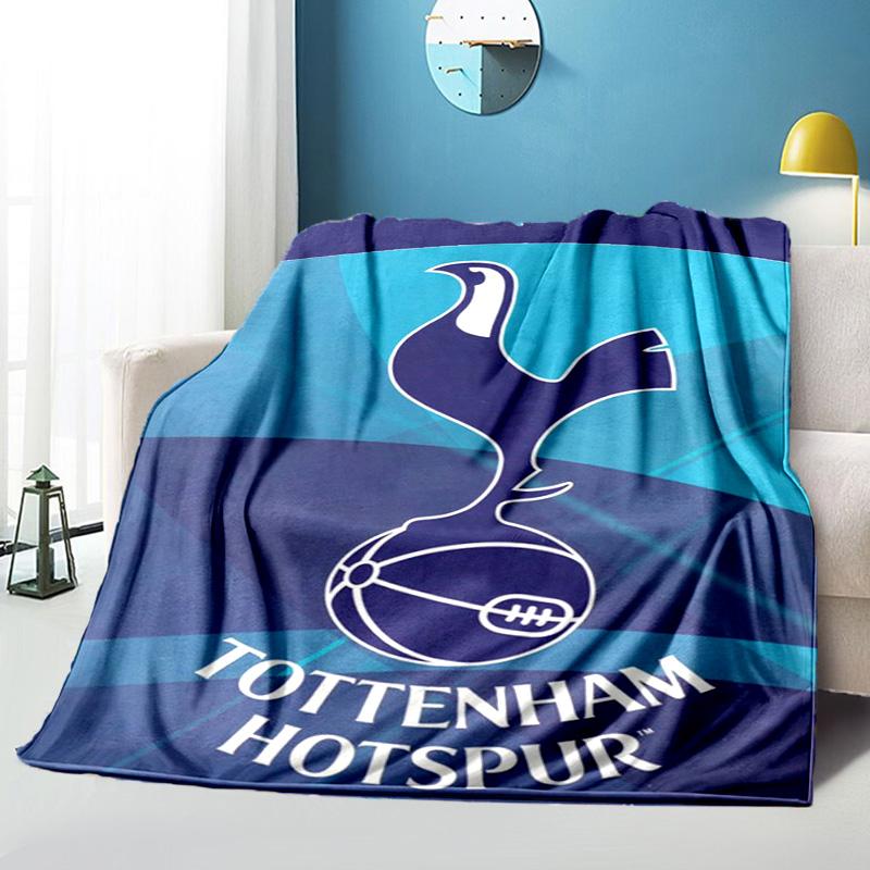 Tottenham Crest Design Printed Throws Blanket Soft Flannel Blankets for Couch Bed Gifts for Men Women Picnic blanket Christmas gifts
