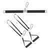 LAT Pull Down Bar Back Strength Workout Handle Homes Gym Pulley Cable Machine Attachment with Strap and Handle