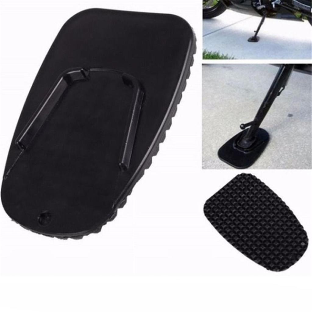 Motorcycle Kickstand Pad Kickstand Support Plate 2 Pieces Anti Sinking Coaster Motorbike Parking Accessory For Garage Road