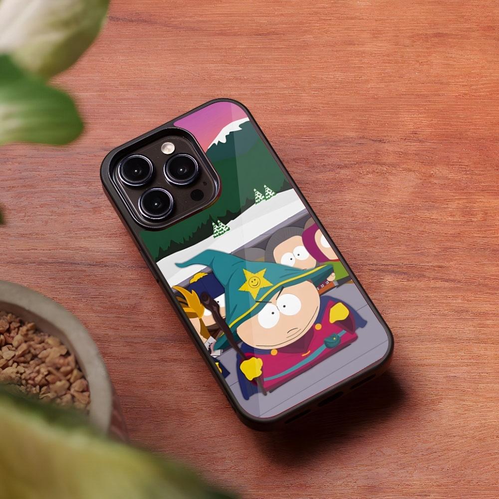 Мультяшный чехол для телефона S-south Parks для Iphone 16 15 14 13 Pro Max 12 11 Mini 7 8 Plus Se Xr X Xs Fundas Оболочка PC+TPU Чехол