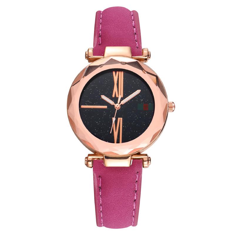 Модные женские часы Starry Sky, женские часы с ремешком, кварцевые часы