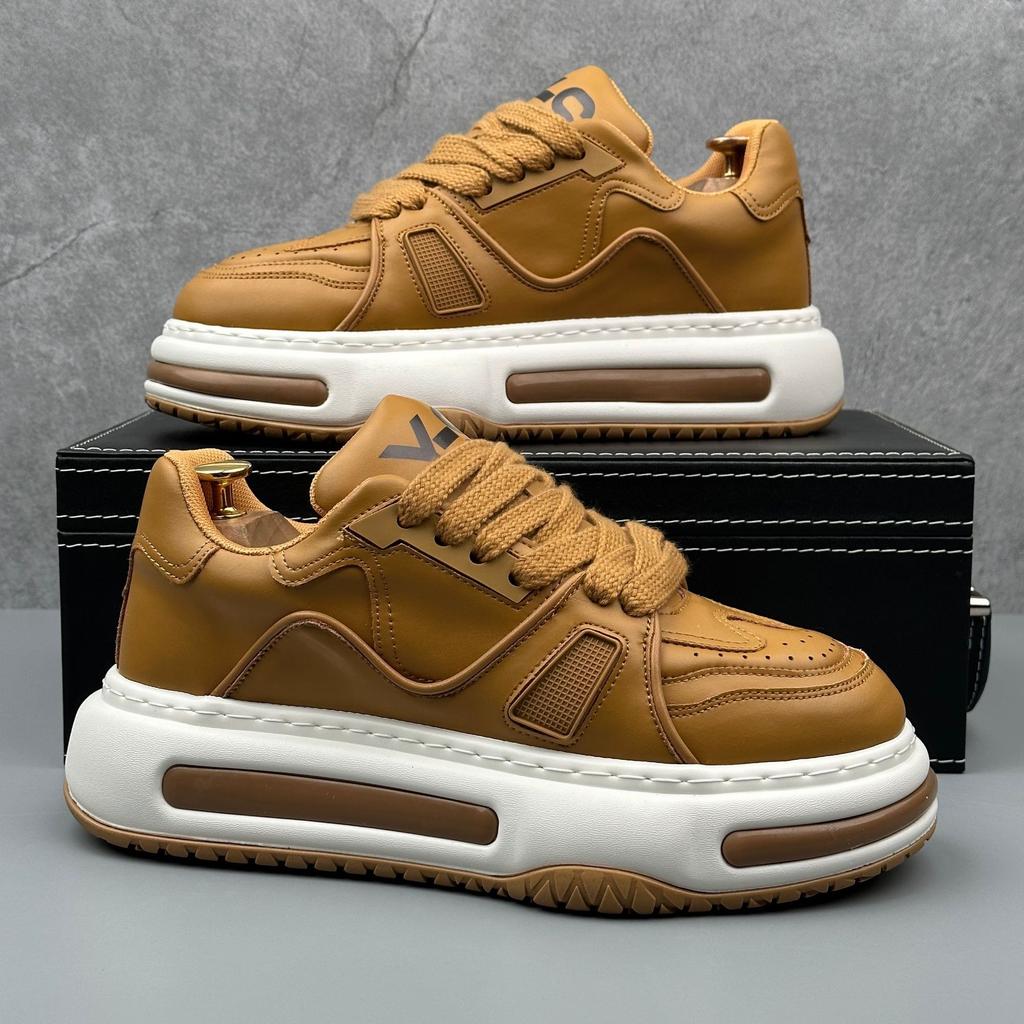 Модные новые классические мужские туфли на толстой подошве с увеличенной высотой, простые модные повседневные туфли, удобные на мягкой подошве, износостойкие спортивные туфли