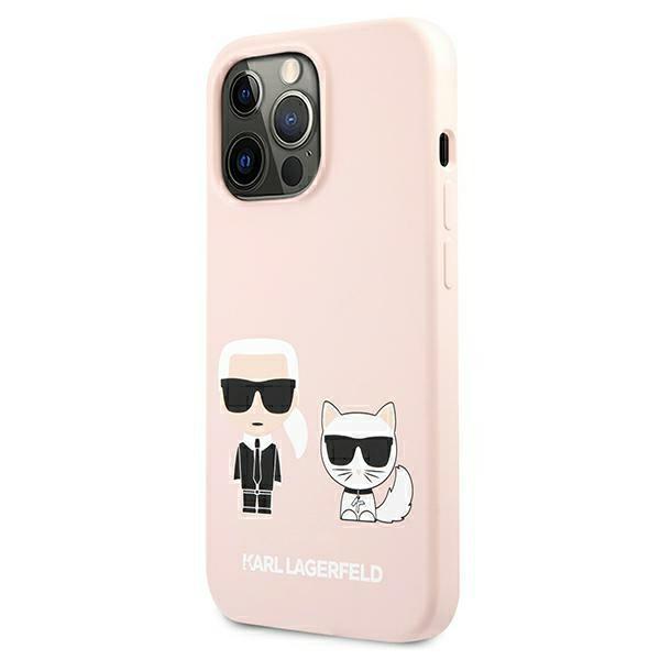Etui do iPhone 13 Pro Karl Lagerfeld MagSafe Jasnoróżowe