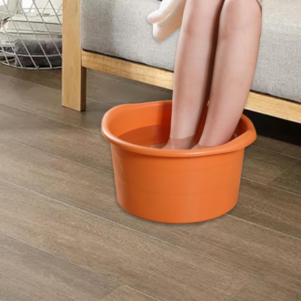 Ведро для ванночки для ног, спа-тазика, прочное, с выпуклыми точками, многофункциональное педикюрное средство высотой 19 см.