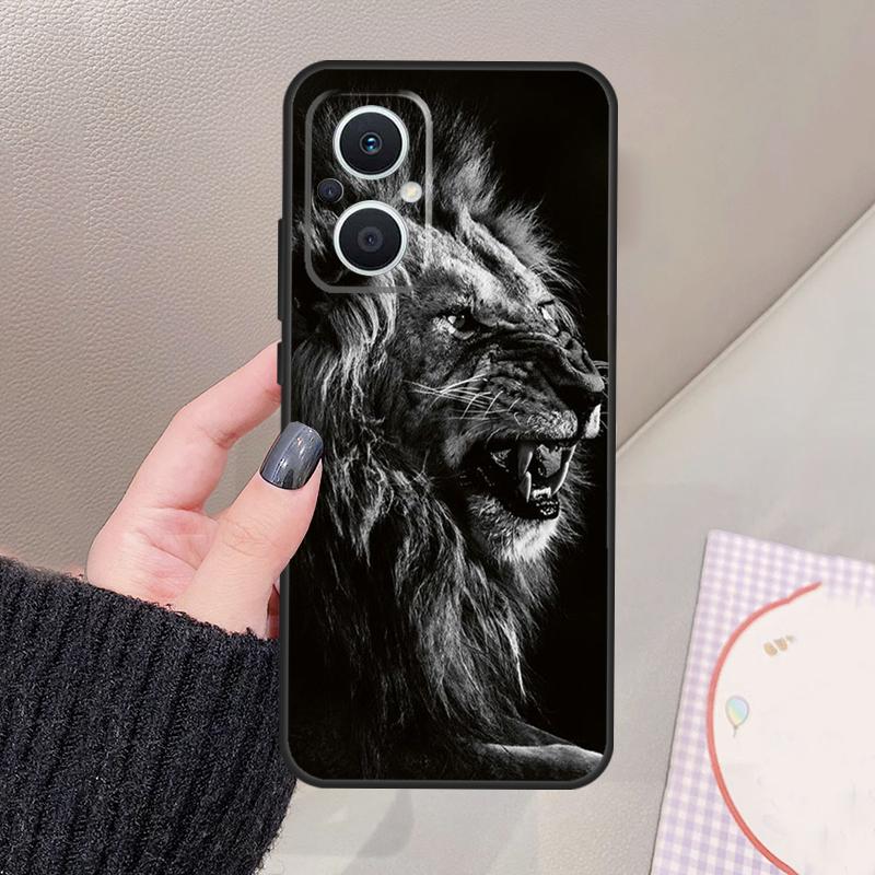 Чехол Lions для OPPO Reno 12 14 13 11 10 Pro 11F 12F 13F 14F 7 8 Lite Чехол OPPO Find X6 X5 X8 X9 Pro