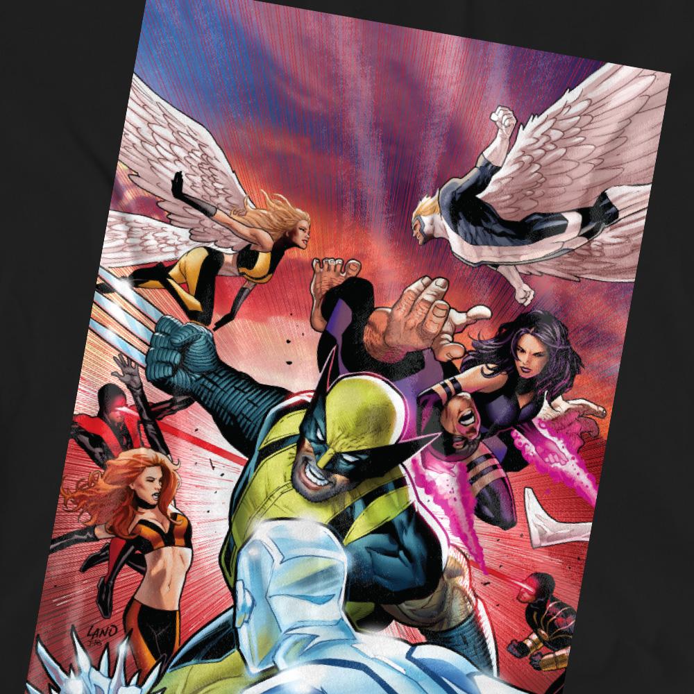 Marvel Unisex Adult X-Men Team Defend T-Shirt