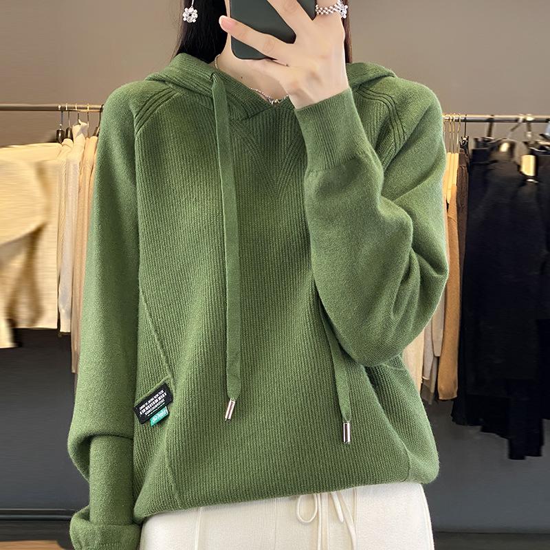 Autumn New Hooded Sweater Women's Pullover Hoodie Casual Fashion Sweater Jacket Bottoming Shirt