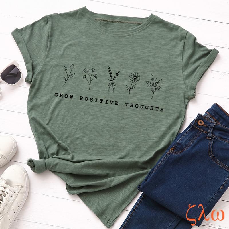 Женские футболки Zavita, летние повседневные рубашки с принтом, топы с коротким рукавом и круглым вырезом с цветочным принтом, S-5XL, большие размеры