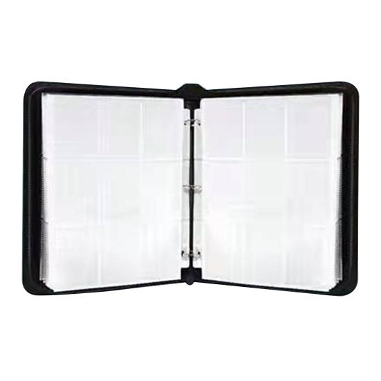 Держатель для карточек Game Collection Binder с большой вместимостью и несколькими отделениями, компактный дизайн, портативный органайзер для игровых карт с застежкой-молнией