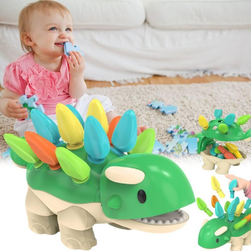 Dinosaur Sensory Fufufa Toys Educational Learning Toys Puzzle Hands On Game